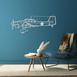 Stuka JU-87 Metal Aircraft Wall Art - NCP0138