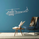 Bell 212 Metal Aircraft Wall Art - NCP0261