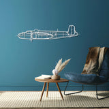 B25J Metal Aircraft Wall Art - NCP0214