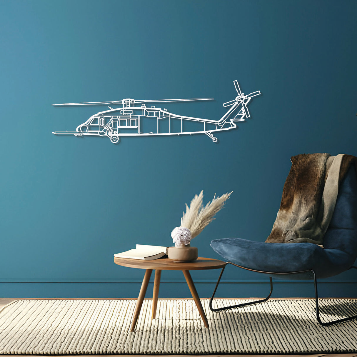 HH-60 Pave Hawk Metal Aircraft Wall Art - NCP0229