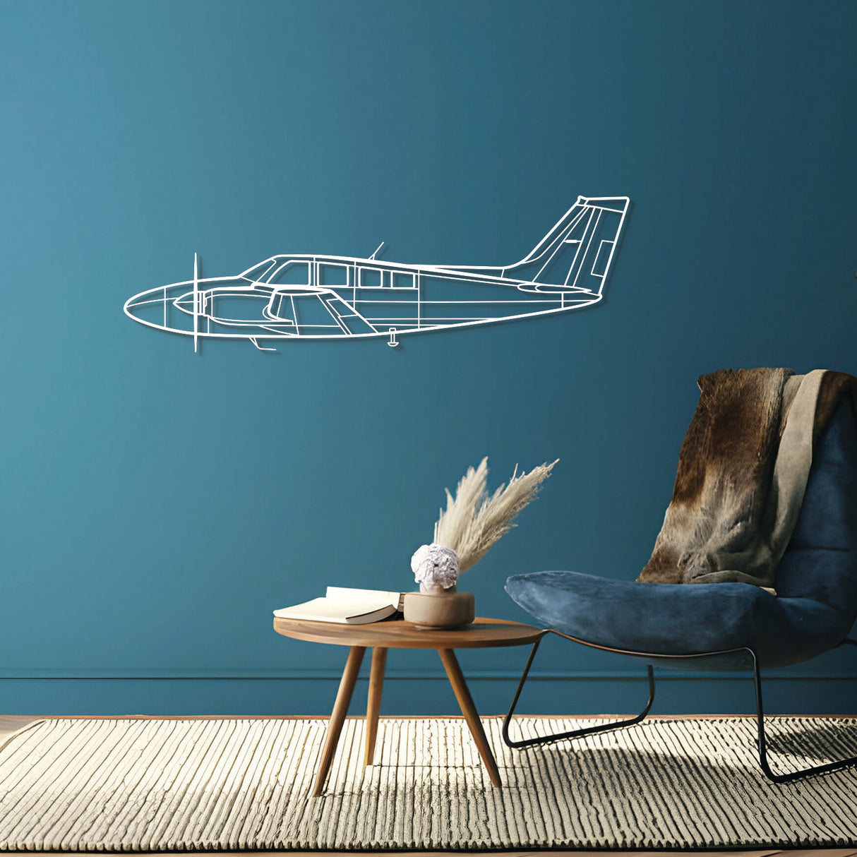 Baron G58 Metal Aircraft Wall Art - NCP0466