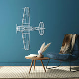 SNJ-5 Texan TOP Metal Aircraft Wall Art - NCP0344