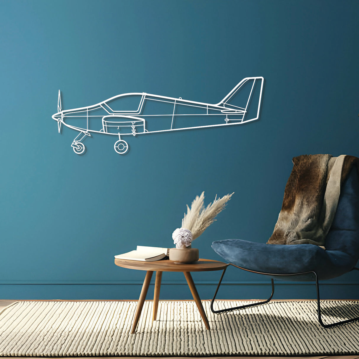 03 Loiret Metal Aircraft Wall Art - NCP0302