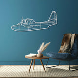 HU-16B Albatross Metal Aircraft Wall Art - NCP0230