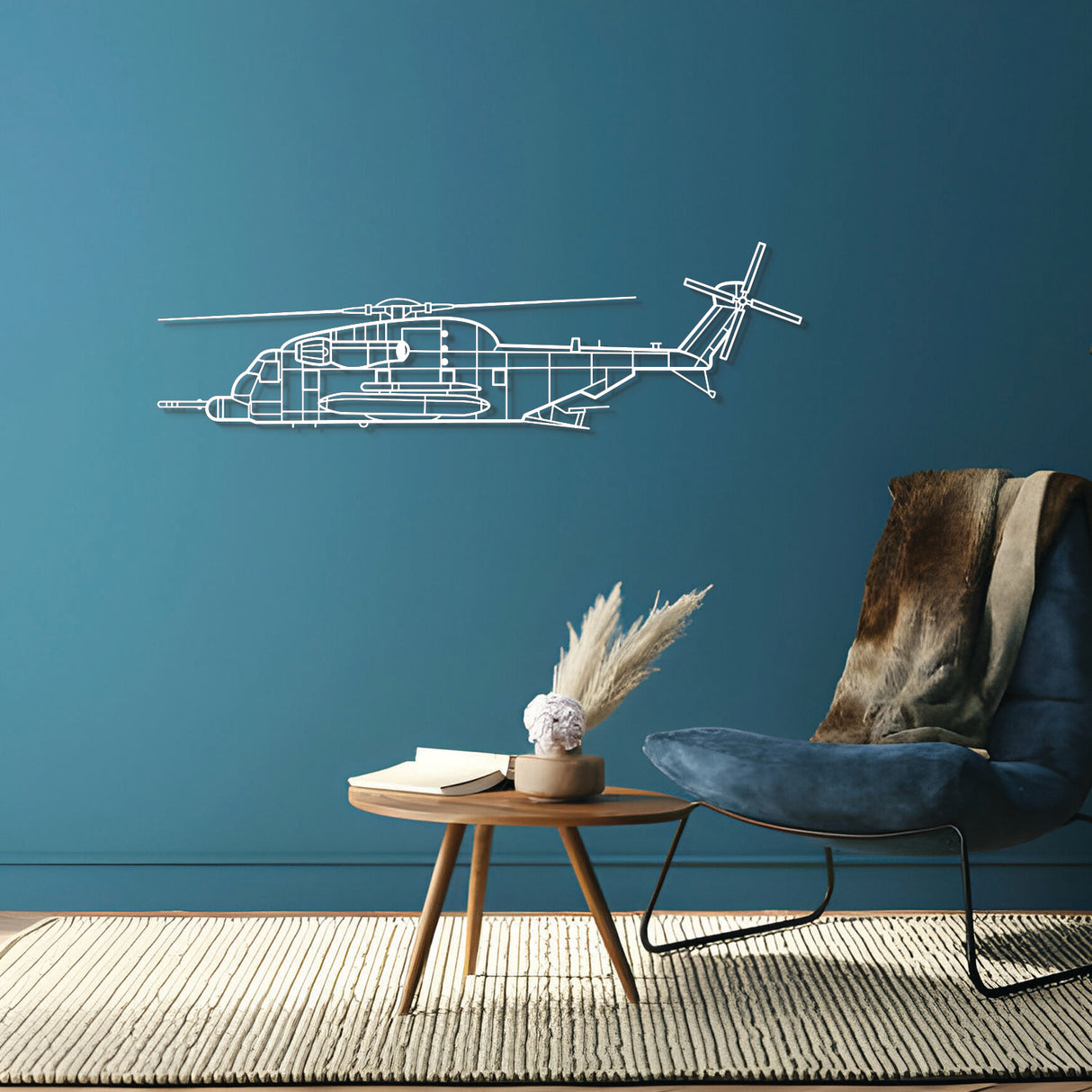 MH-53M Metal Aircraft Wall Art - NCP0392