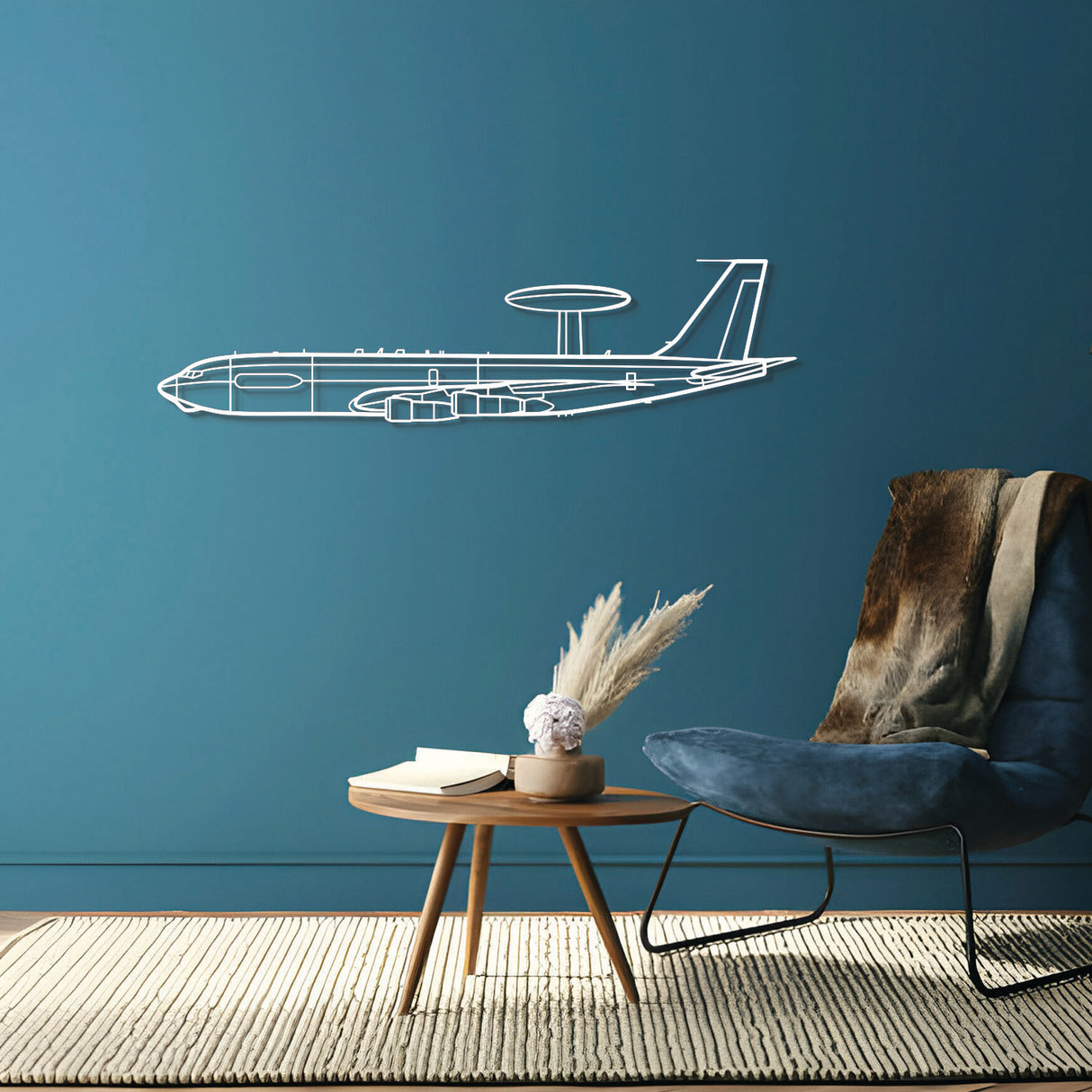 E-3C Sentry Metal Aircraft Wall Art - NCP0173