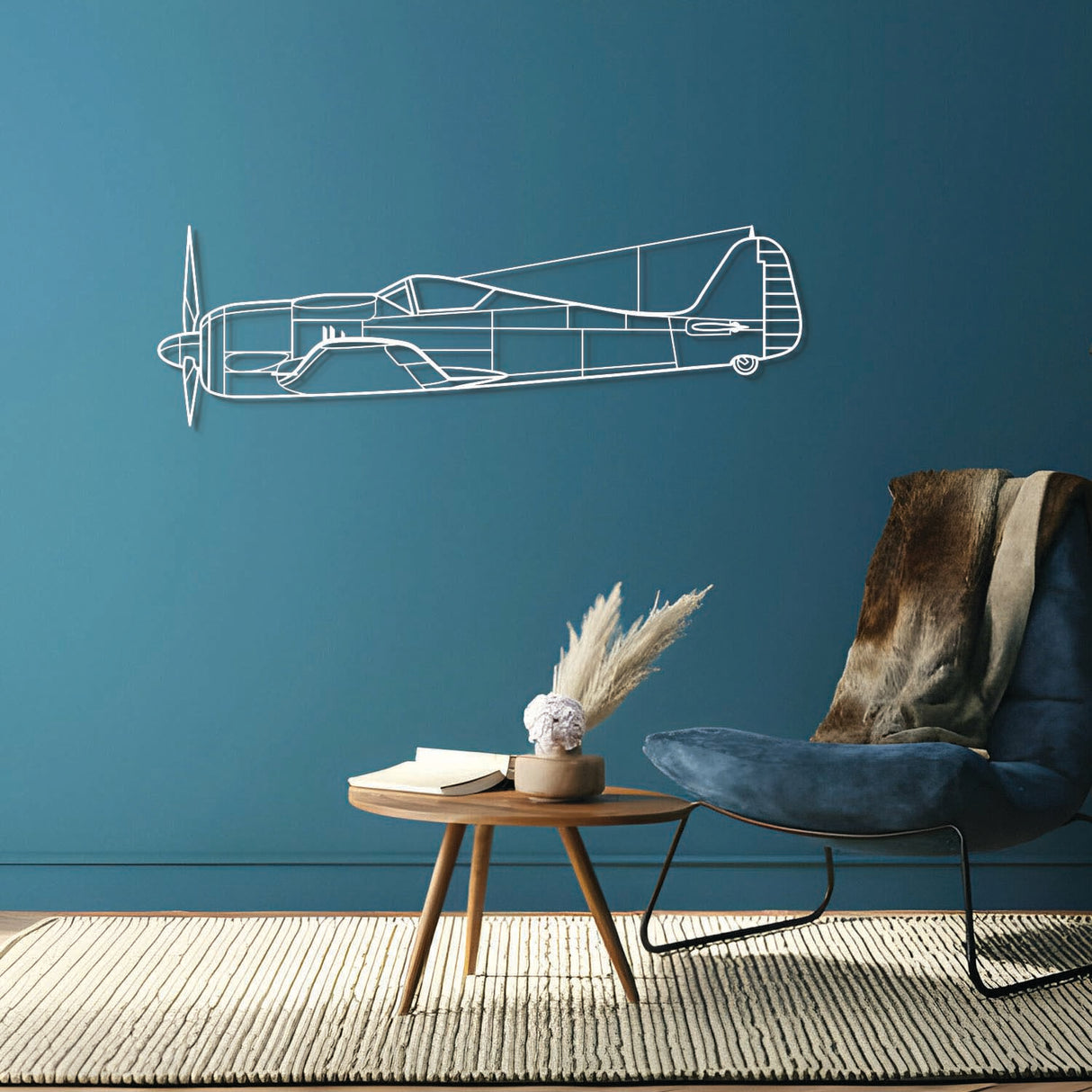 FW190A Metal Aircraft Wall Art - NCP0427