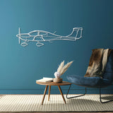 DA40 Metal Aircraft Wall Art - NCP0055