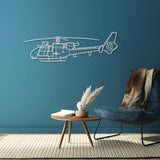 SA342M1 Metal Aircraft Wall Art - NCP0395