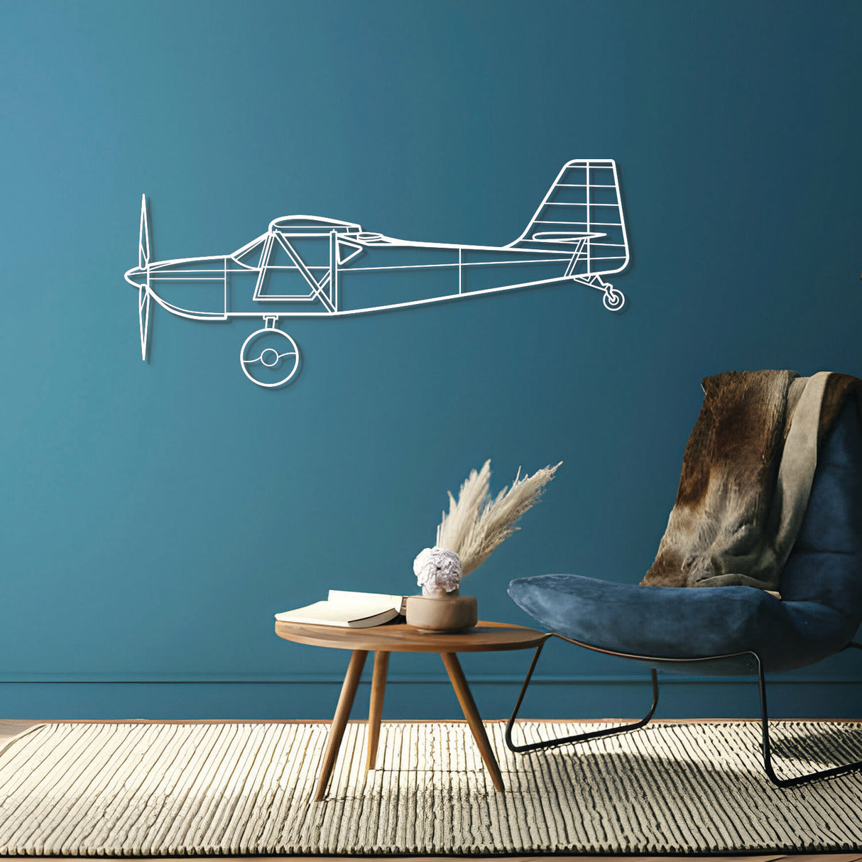 Kitfox 5 Metal Aircraft Wall Art - NCP0182