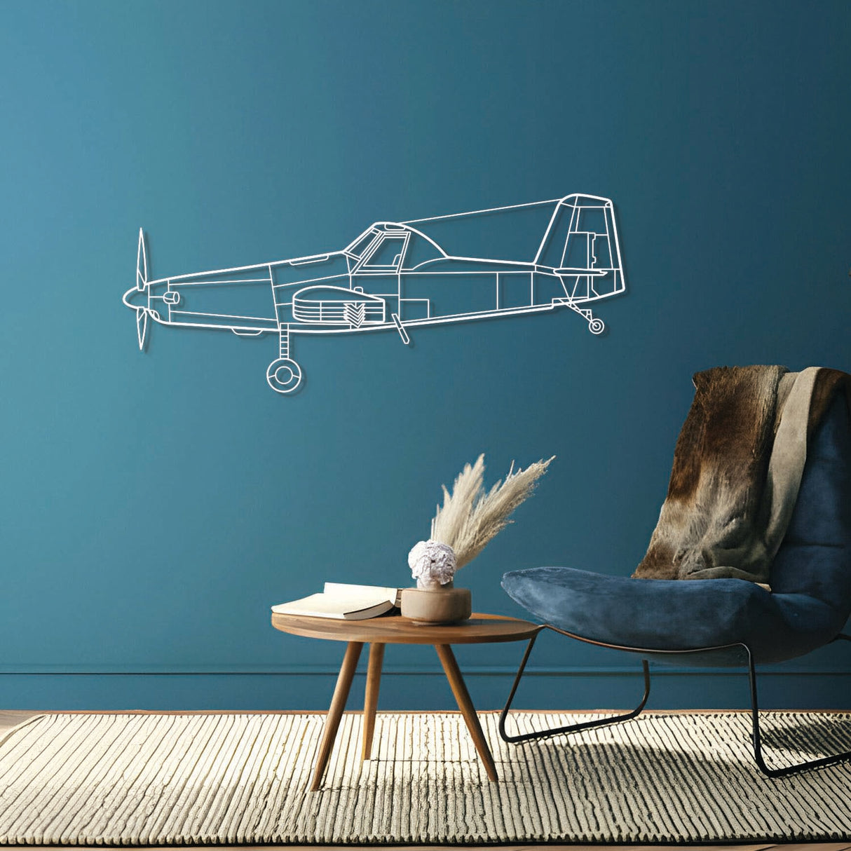 AT-500 Metal Aircraft Wall Art - NCP0462