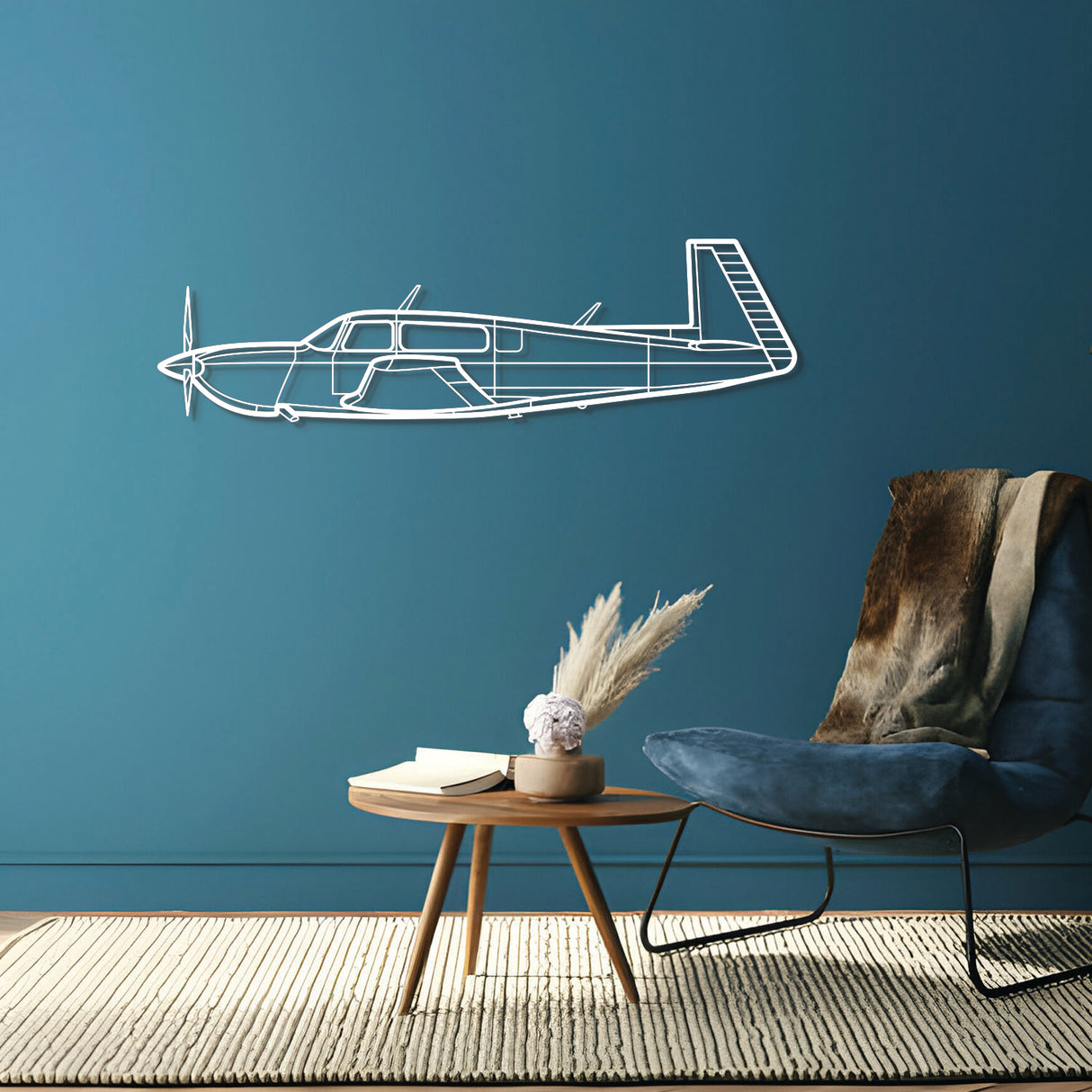 M20M Metal Aircraft Wall Art - NCP0107