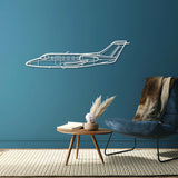 Hawker 400 Metal Aircraft Wall Art - NCP0180