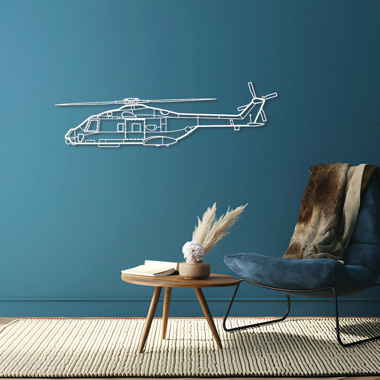 NH90 NFH Metal Aircraft Wall Art - NCP0234