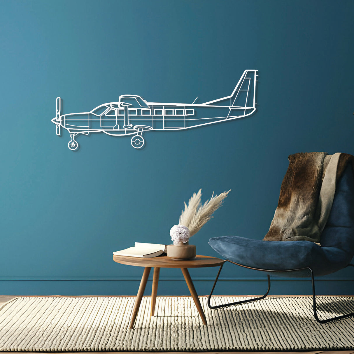 208B Grand Caravan EX Metal Aircraft Wall Art - NCP0155