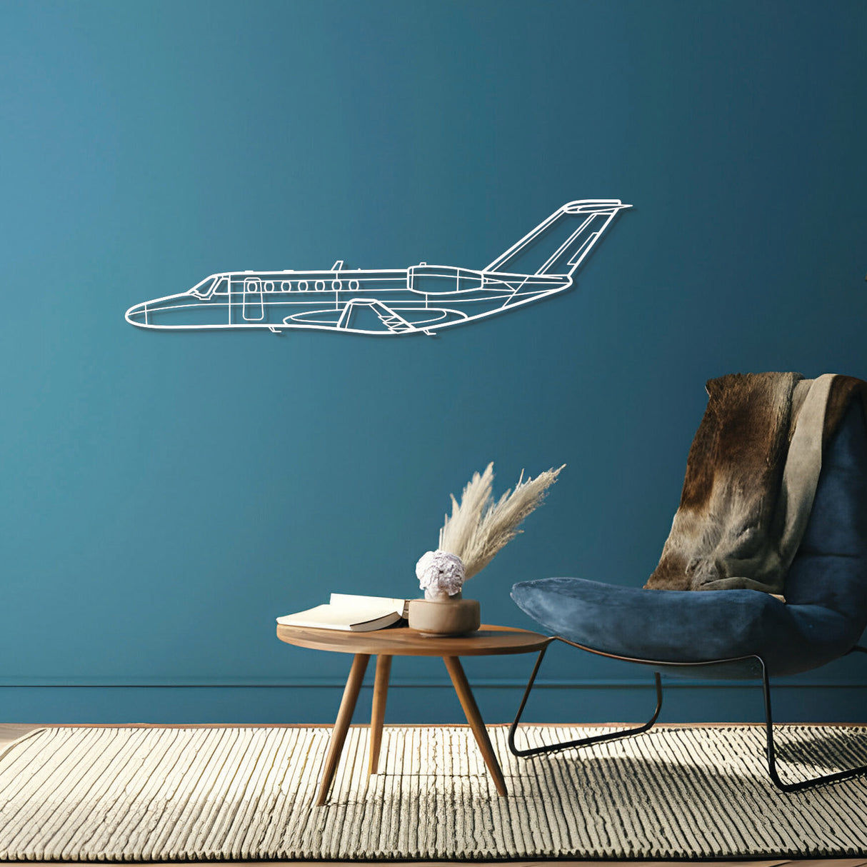 525B CJ3 Metal Aircraft Wall Art - NCP0158