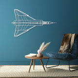 CF-105 Arrow Top Metal Aircraft Wall Art - NCP0166