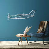 600M SLS Metal Aircraft Wall Art - NCP0159