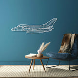 F4D Skyray Metal Aircraft Wall Art - NCP0475