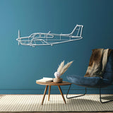 Bonanza F33A Metal Aircraft Wall Art - NCP0311