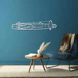 Avro Lancaster Metal Aircraft Wall Art - NCP0162