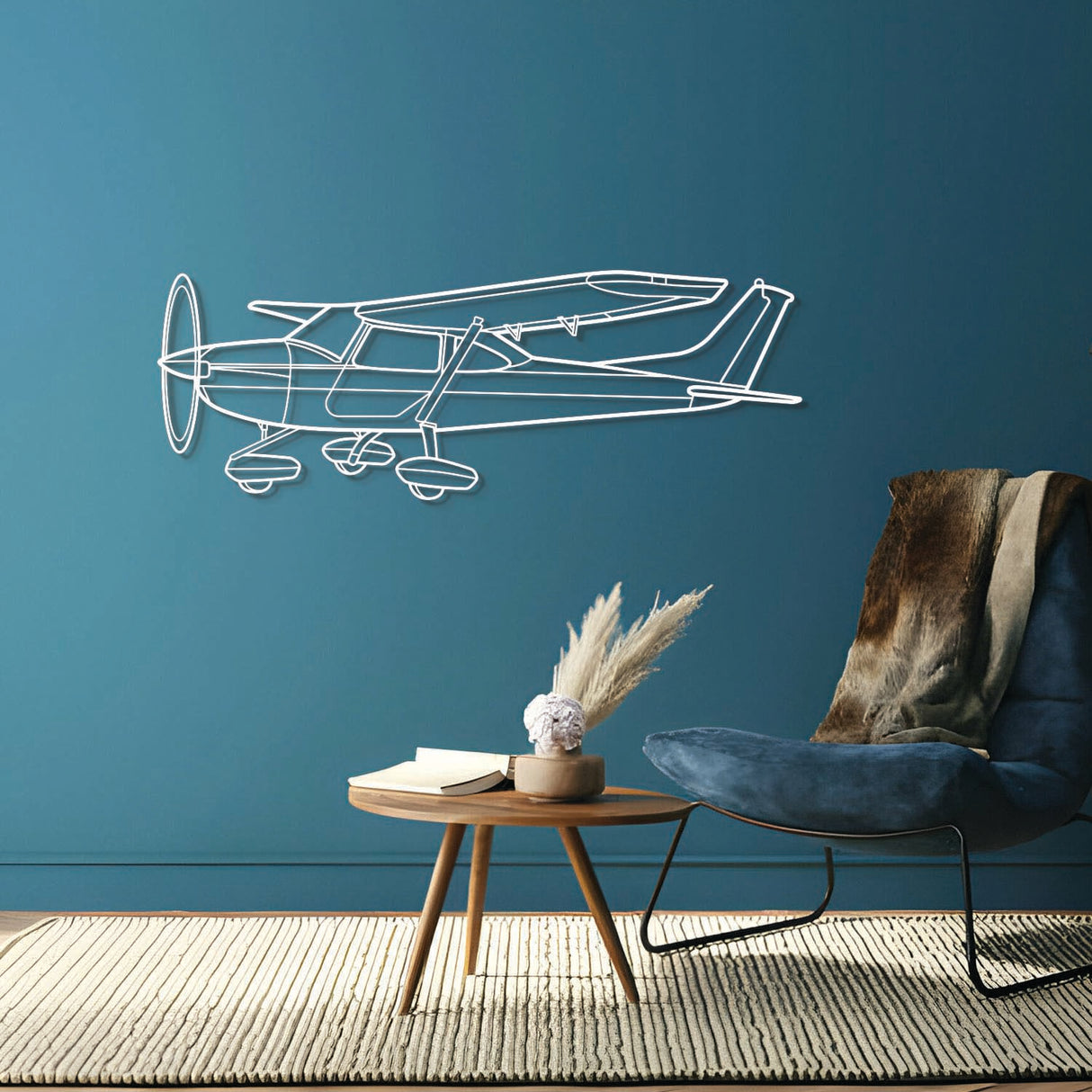 Skylane UL Angle Metal Aircraft Wall Art - NCP0493