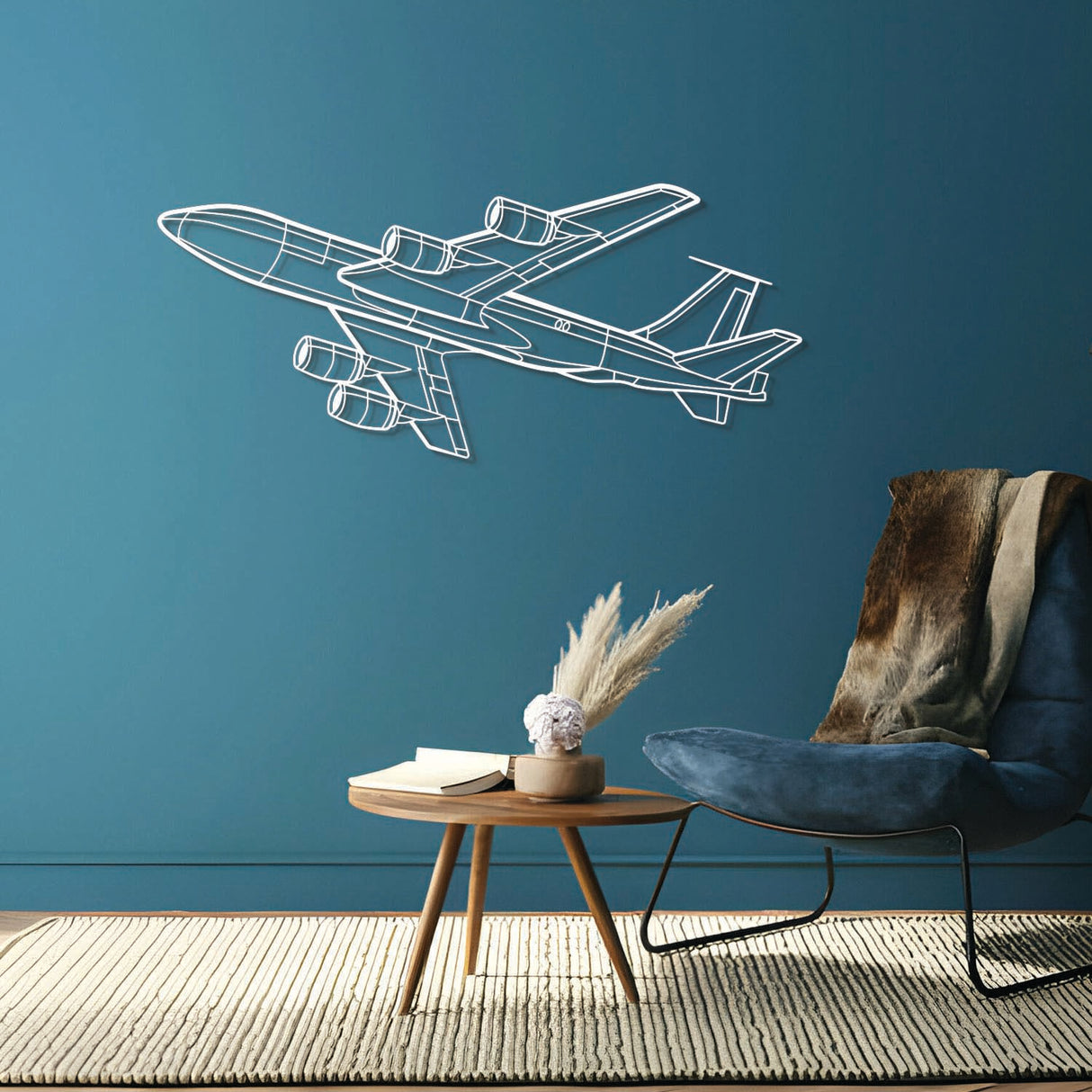 KC-135R Stratonker Angle Metal Aircraft Wall Art - NCP0431