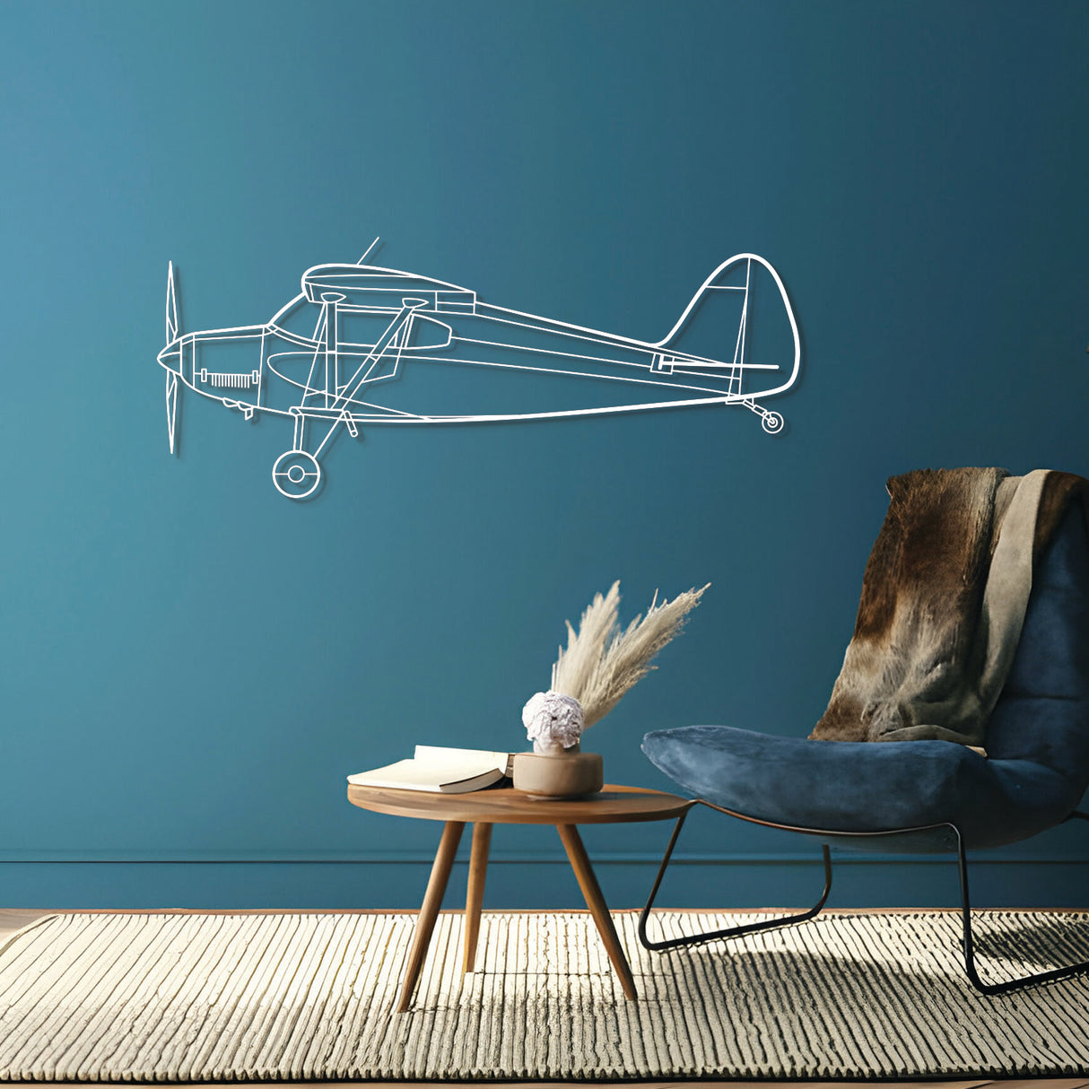 PA-22 Colt Metal Aircraft Wall Art - NCP0487