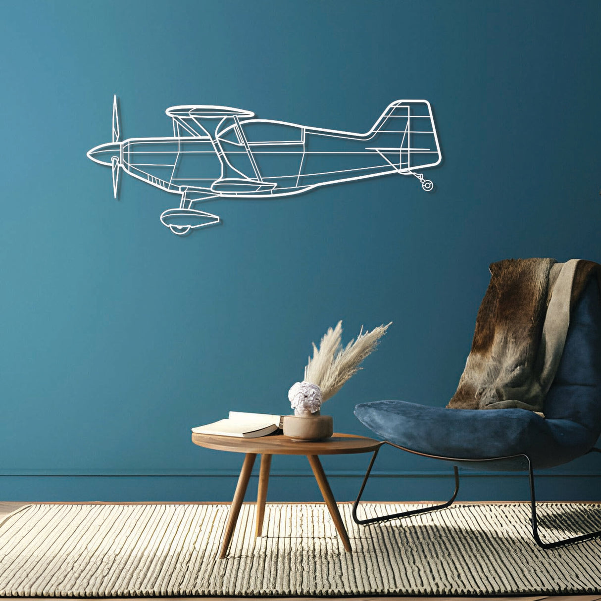 Pitts S2-C Metal Aircraft Wall Art - NCP0440