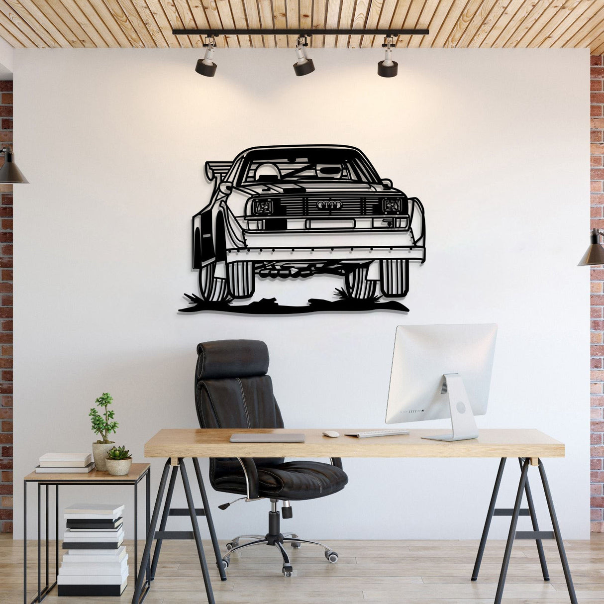 S1 Group B Perspective Metal Car Wall Art - NC1140