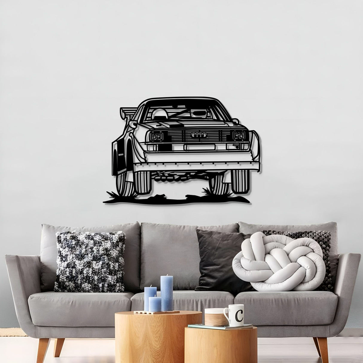 S1 Group B Perspective Metal Car Wall Art - NC1140