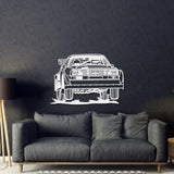 S1 Group B Perspective Metal Car Wall Art - NC1140