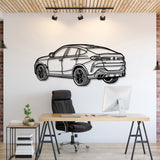 X6 Perspective Metal Car Wall Art - NC1245