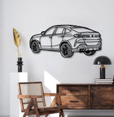 X6 Perspective Metal Car Wall Art - NC1245