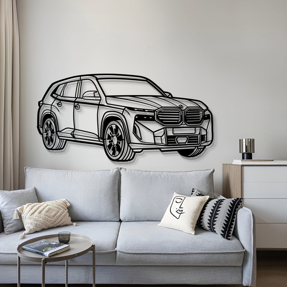 XM 50E Perspective Metal Car Wall Art - NC1247