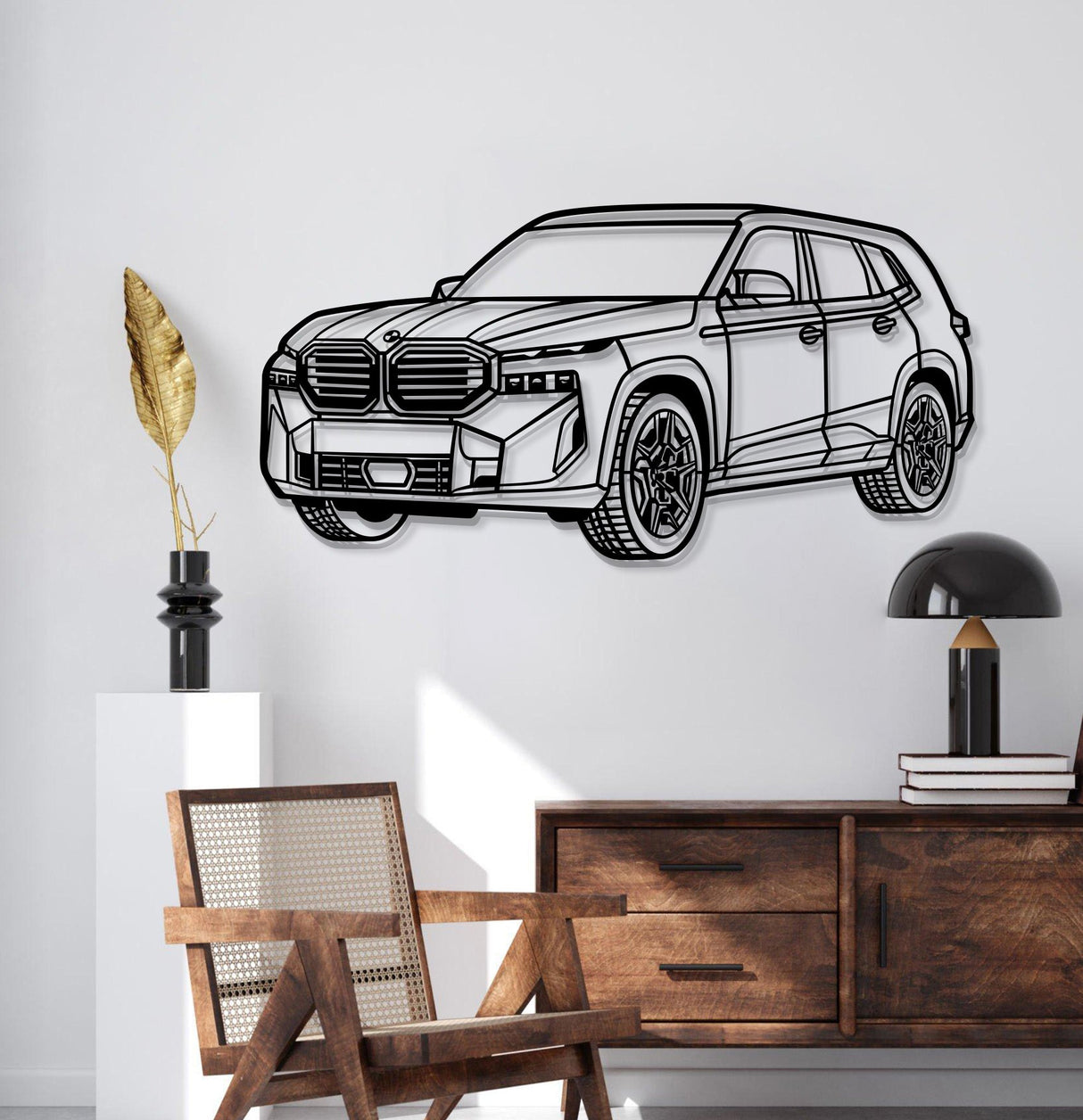 XM Perspective Metal Car Wall Art - NC1246