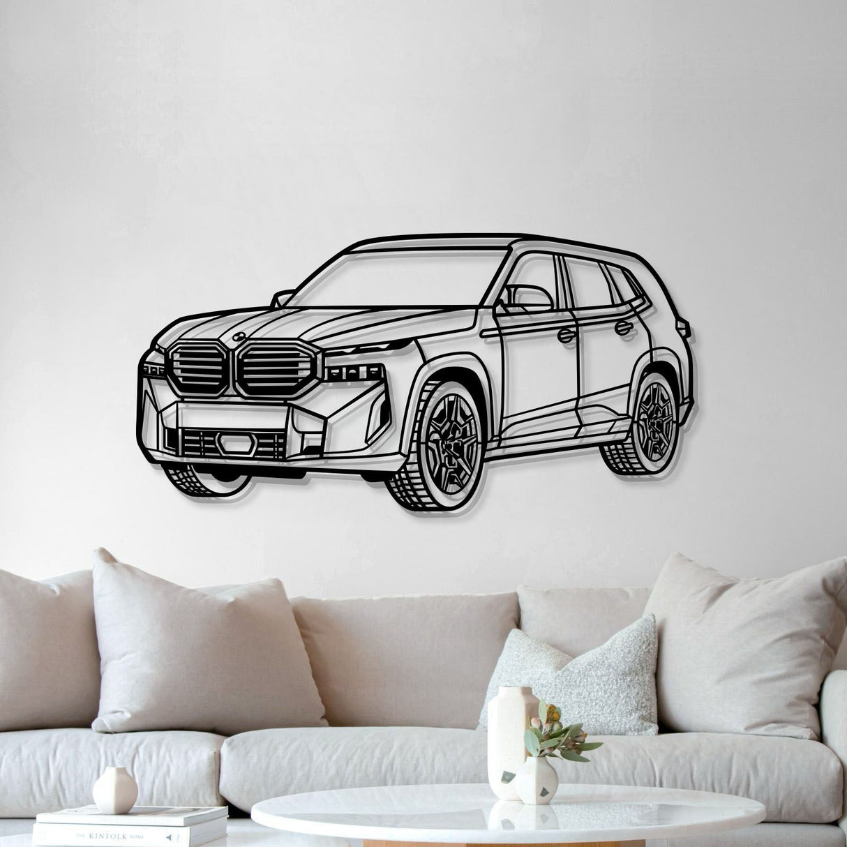 XM Perspective Metal Car Wall Art - NC1246