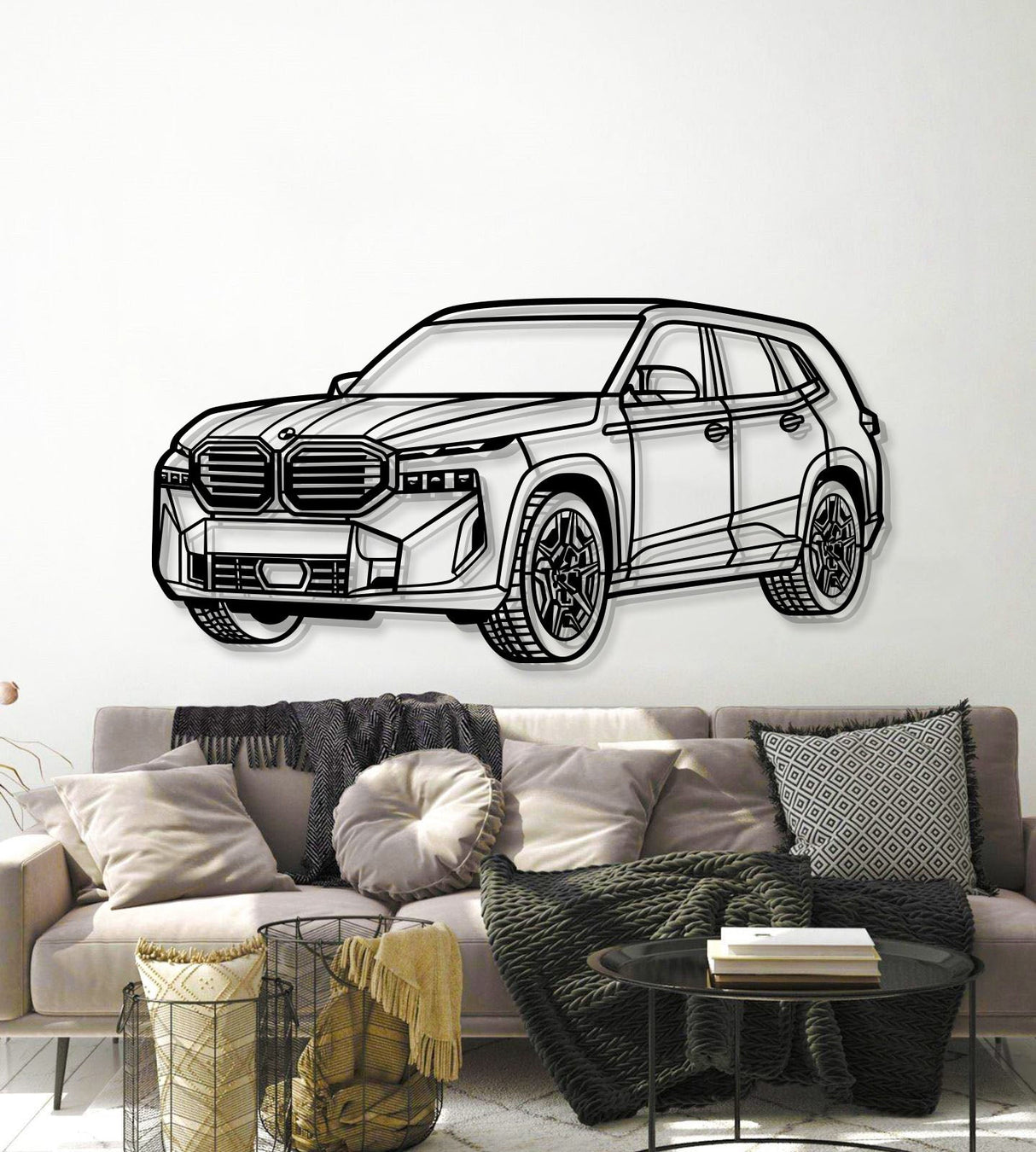 XM Perspective Metal Car Wall Art - NC1246