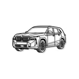 XM Perspective Metal Car Wall Art - NC1246