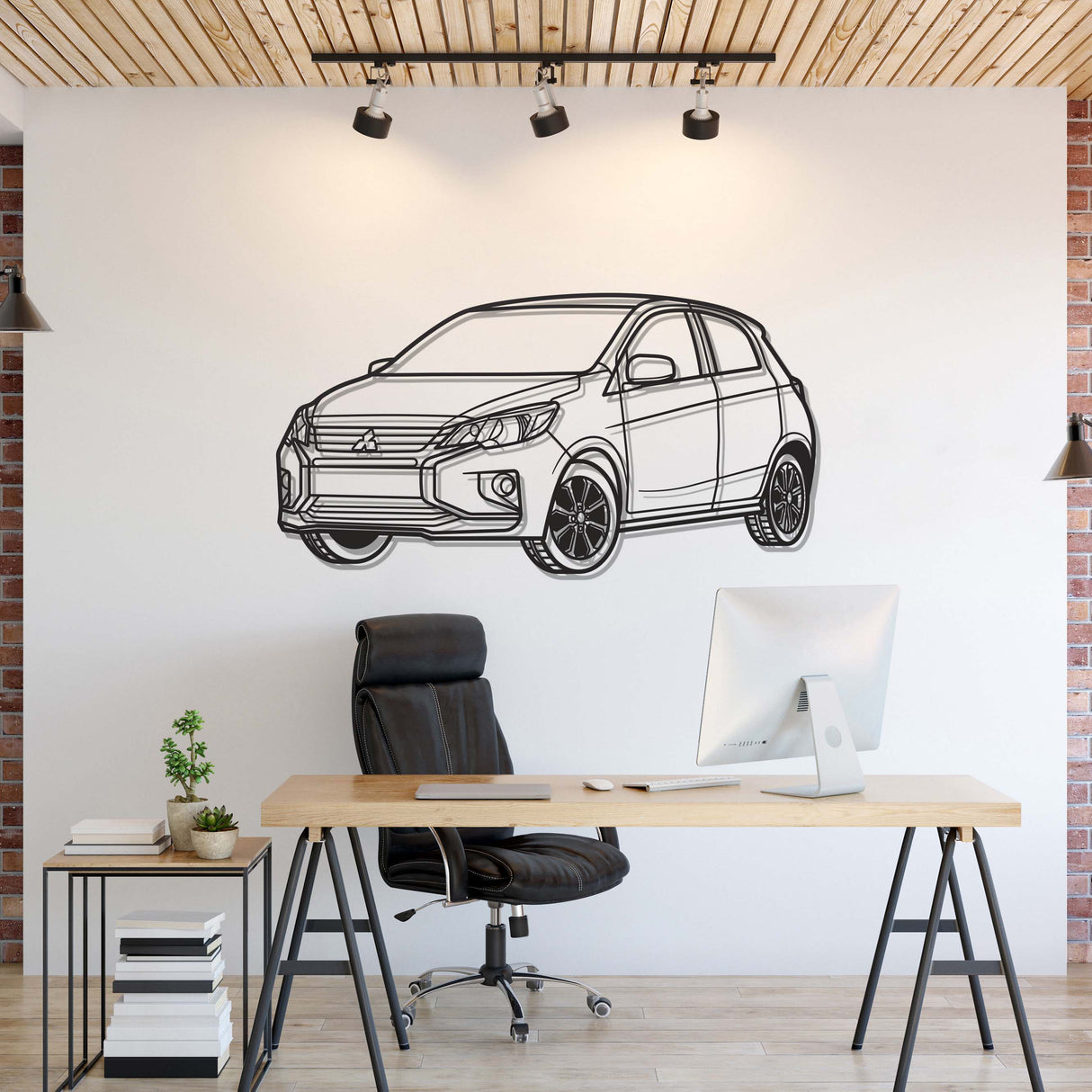 2020 Mirage Perspective Metal Car Wall Art - NC1221