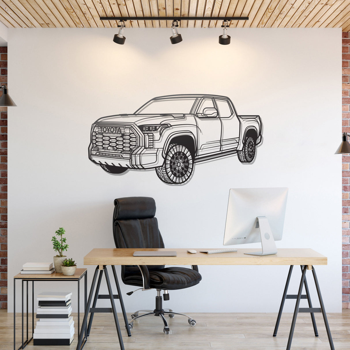 2022 Tundra Perspective Metal Car Wall Art - NC1123