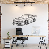 240SX Perspective Metal Car Wall Art - NC1132