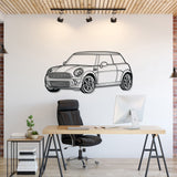 Cooper Perspective Metal Car Wall Art - NC1130