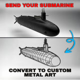 Your Personalized Submarine Metal Wall Art - NCP0654