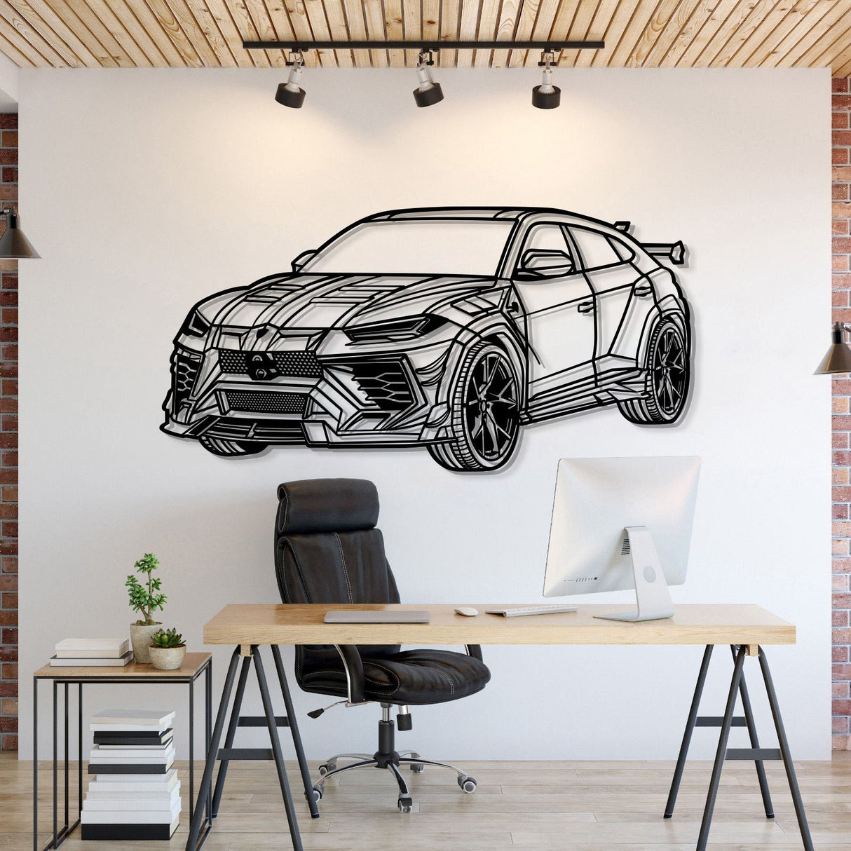 Urus Mansory Perspective Metal Car Wall Art - NC1280