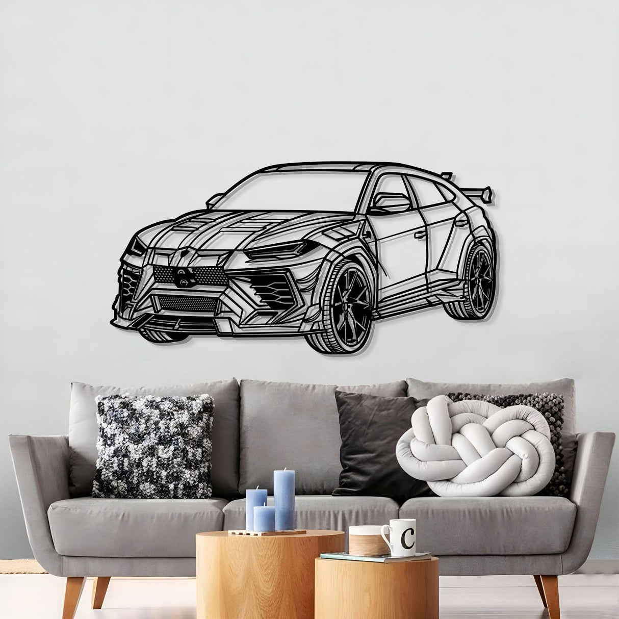 Urus Mansory Perspective Metal Car Wall Art - NC1280