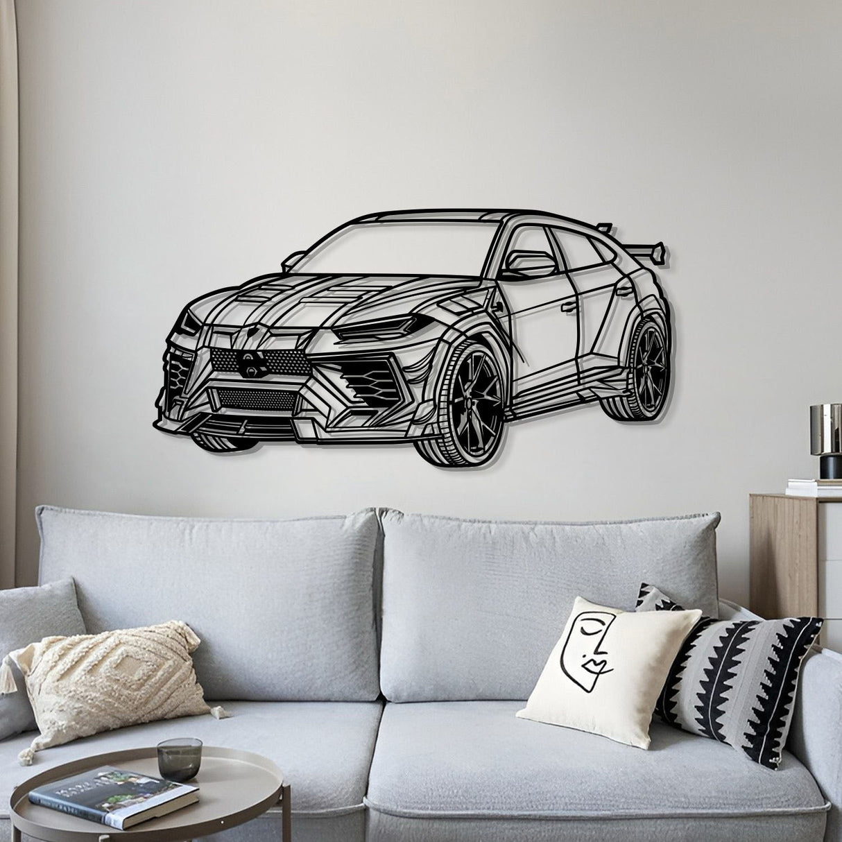 Urus Mansory Perspective Metal Car Wall Art - NC1280