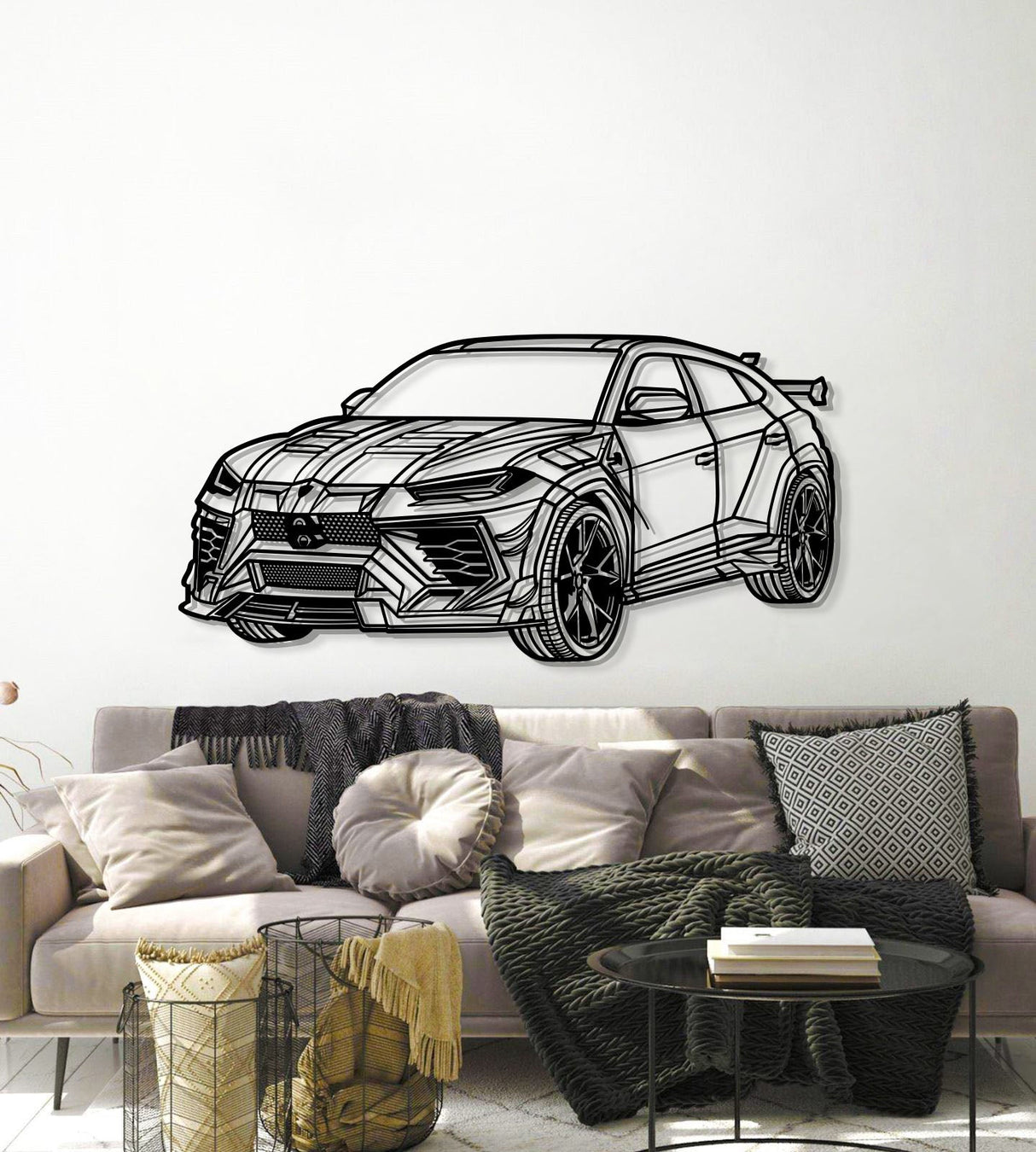 Urus Mansory Perspective Metal Car Wall Art - NC1280