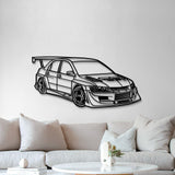 Lancer EVO IX Custom Perspective Metal Car Wall Art - NC1177