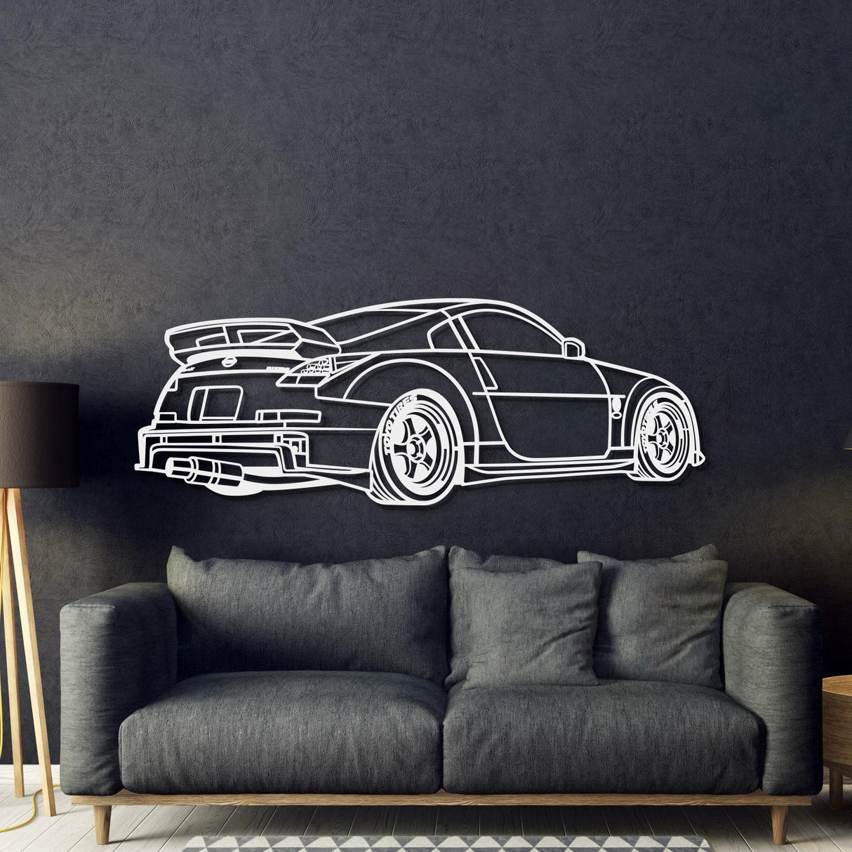 350z Custom Perspective Metal Car Wall Art - NC1178